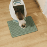 M-PETS DUPLEX Cat Litter Mat Green